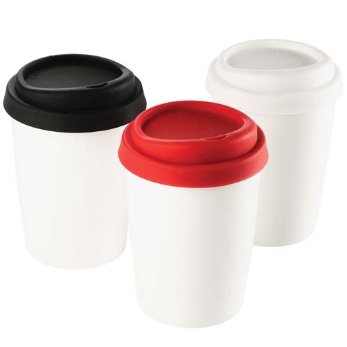 ceramic mug silicone lid
