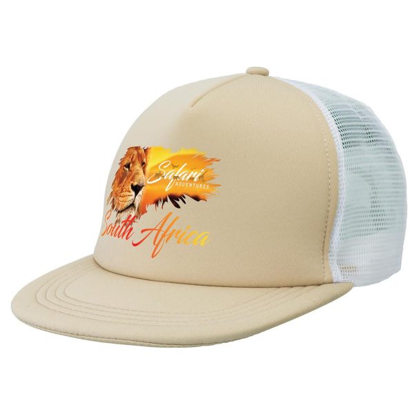 Flat Peak Trucker Cap - Image 4