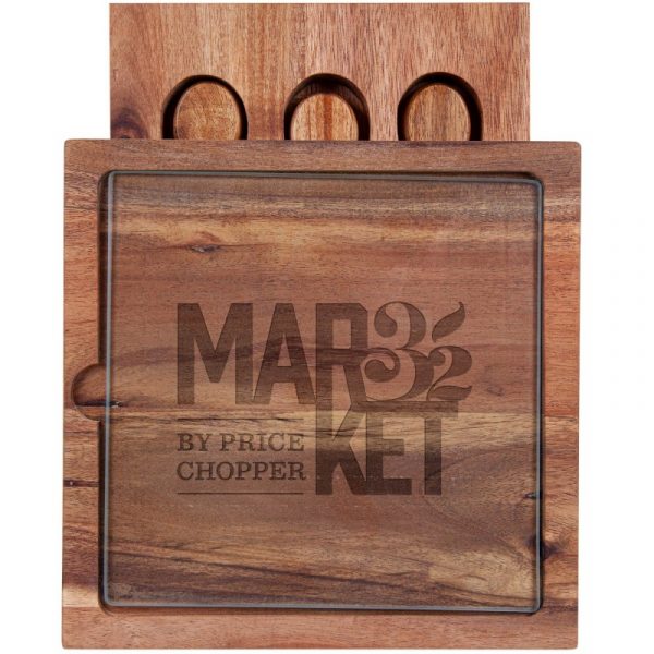 Braemar Glass Cheese Board & Knife Set - Image 7