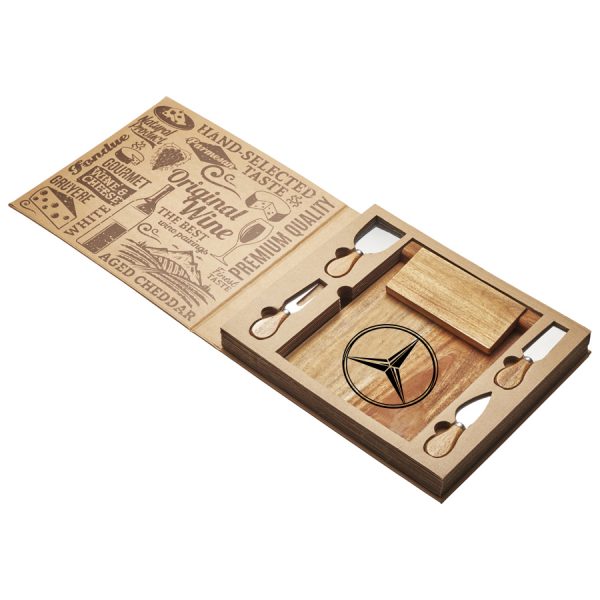 St. Andrews Magnetic Cheese Board & Knife Set - Image 5