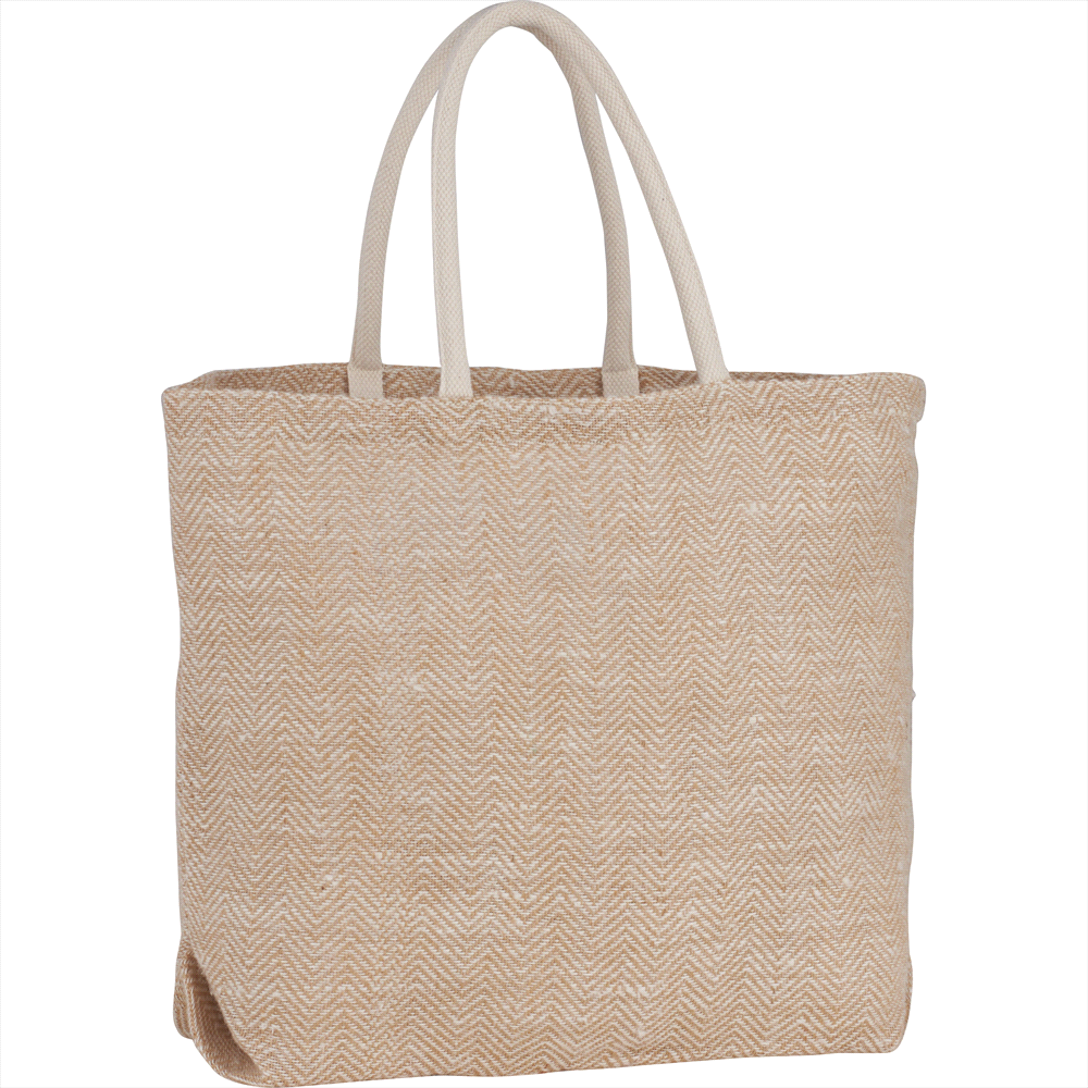 Herringbone Jute Tote - Global CMA