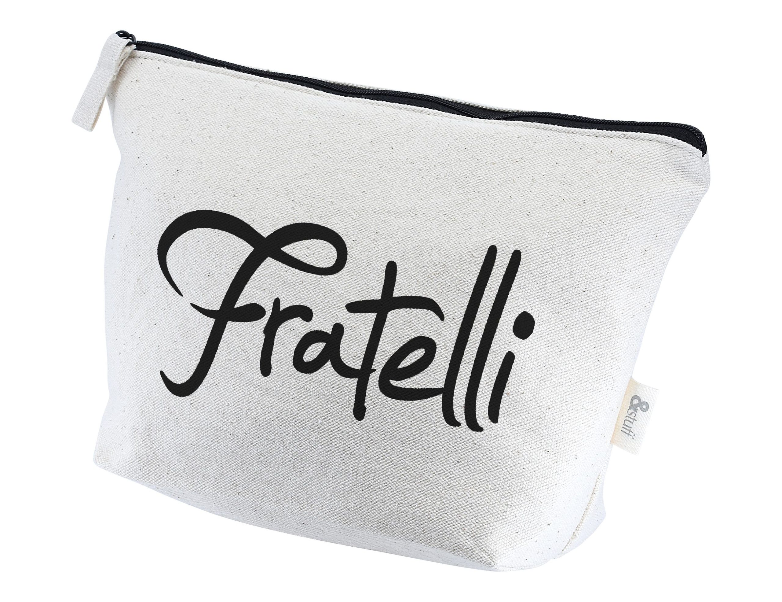 Calico Toiletry / Makeup Bag 17x27x8.5cm - Image 9