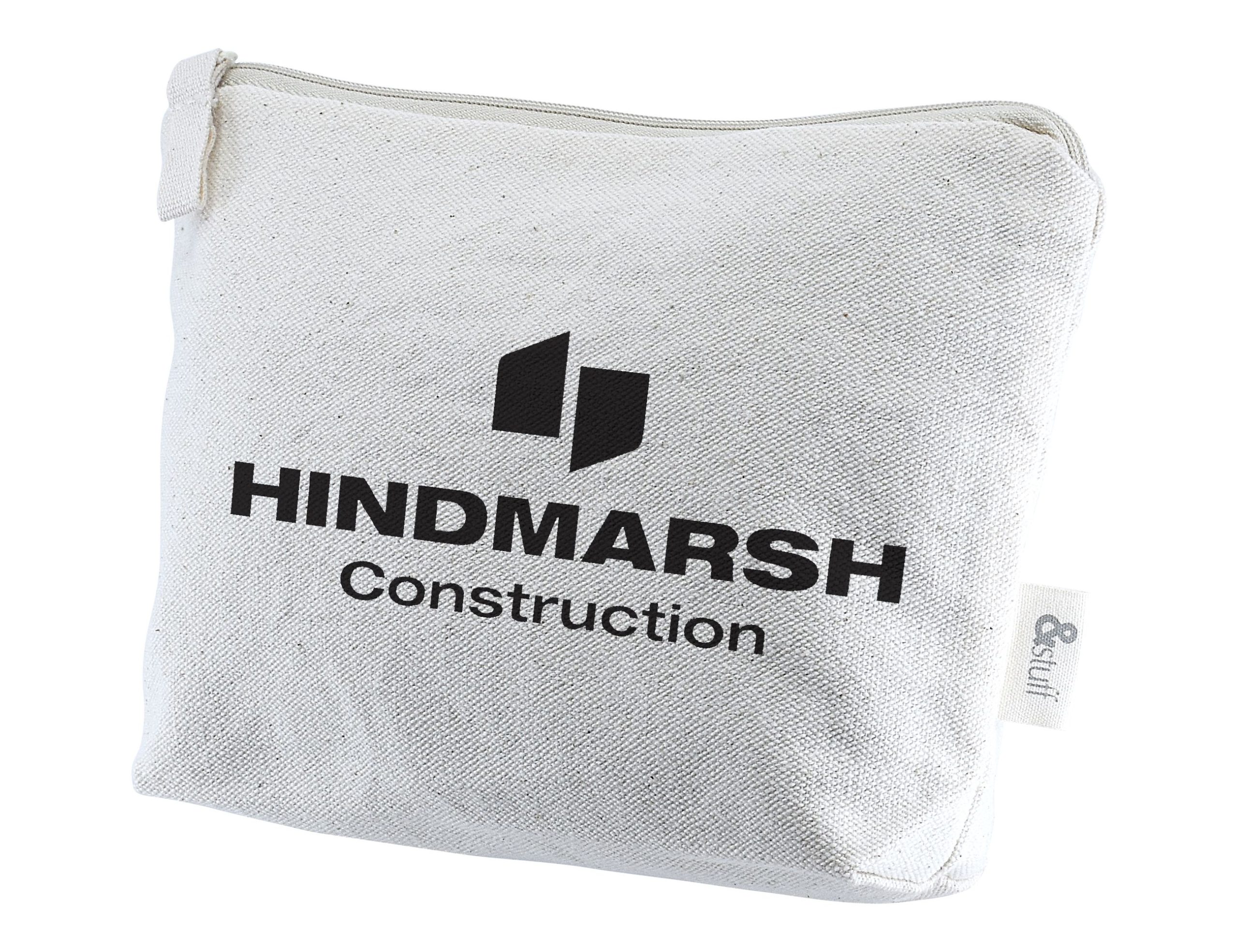 Calico Travel Pouch 14.5cm x 22.5cm x 5cm - Image 6