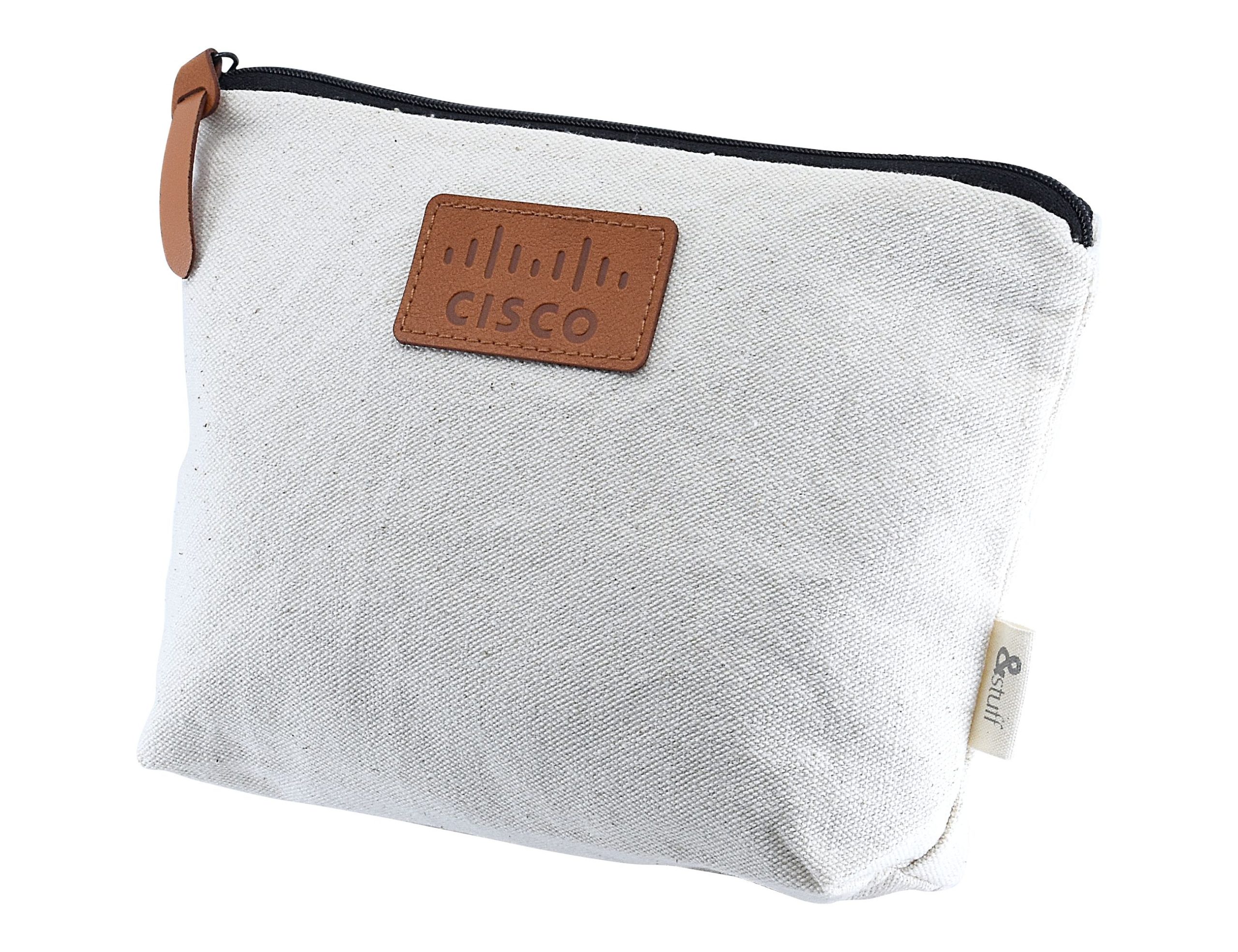 Calico Travel Pouch 14.5cm x 22.5cm x 5cm - Image 7