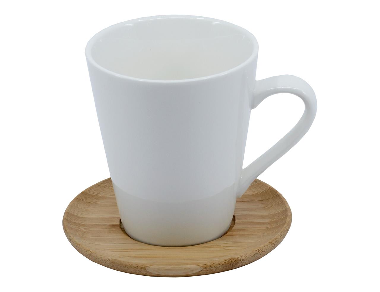 Carmel Vee Mug & Saucer - Image 3