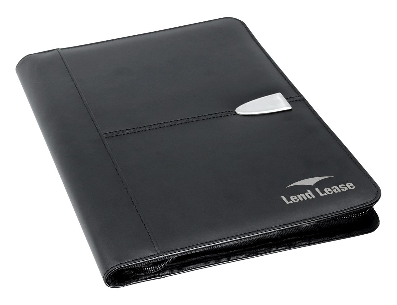 Bradford Leather Zip Portfolio - Image 2