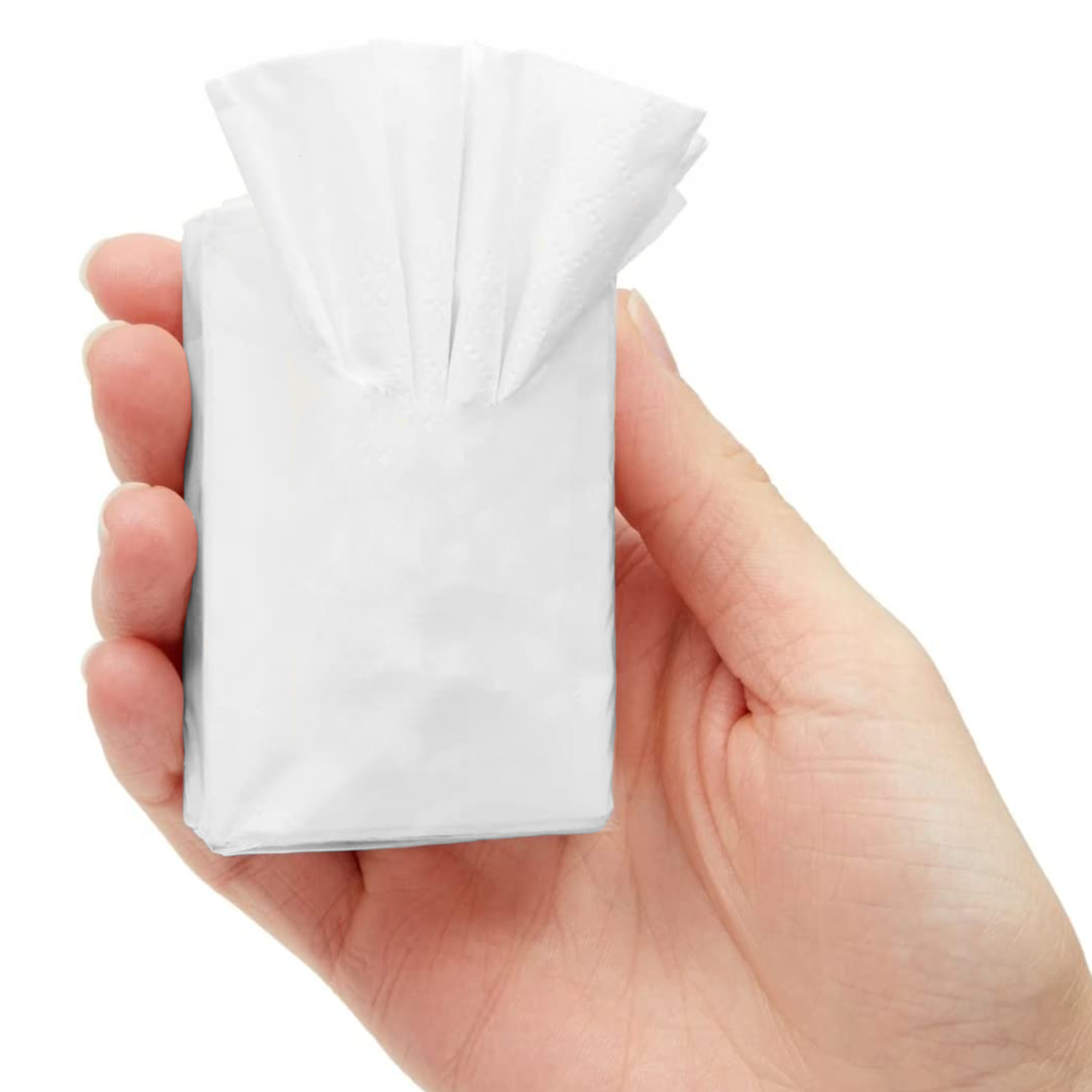 Kekow 100-Pack Mini Pocket Tissues – 4-Ply, Unscented, Soft (2.7" X 1.8" Each)