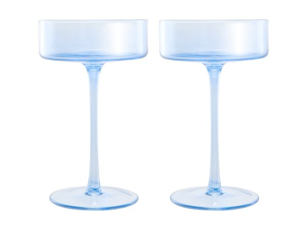 Glamour Coupe Glass 240ml Set of 2 - Image 5