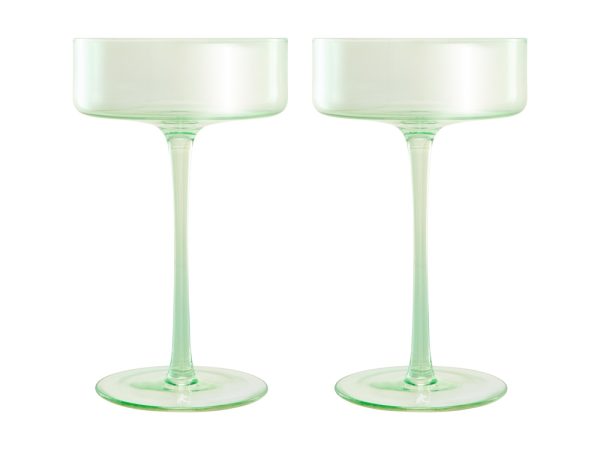 Glamour Coupe Glass 240ml Set of 2 - Image 7