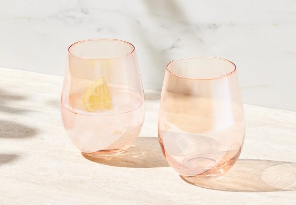 Glamour Stemless Glass 540ml Set of 2 - Image 2