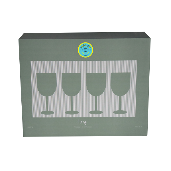 Ivy Ribbed Wine Glasses - Image 3