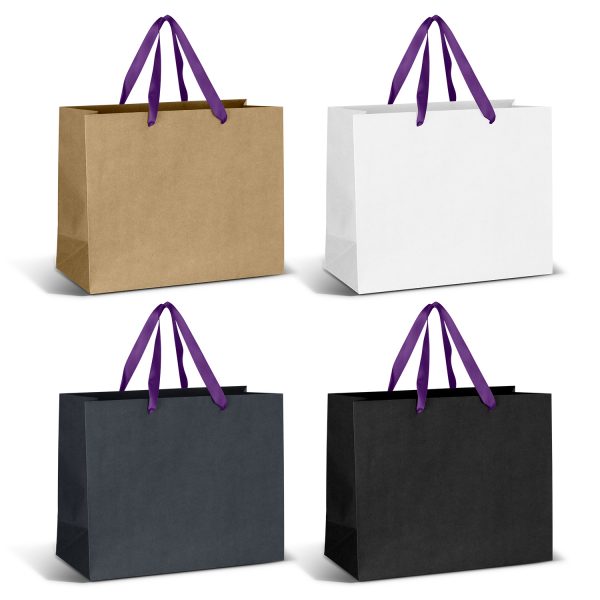 Large Ribbon Handle Paper Bag - Image 5