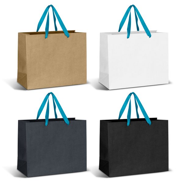 Large Ribbon Handle Paper Bag - Image 7
