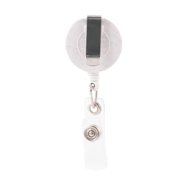 Retractable Badge Holder Wheat Straw - Image 3