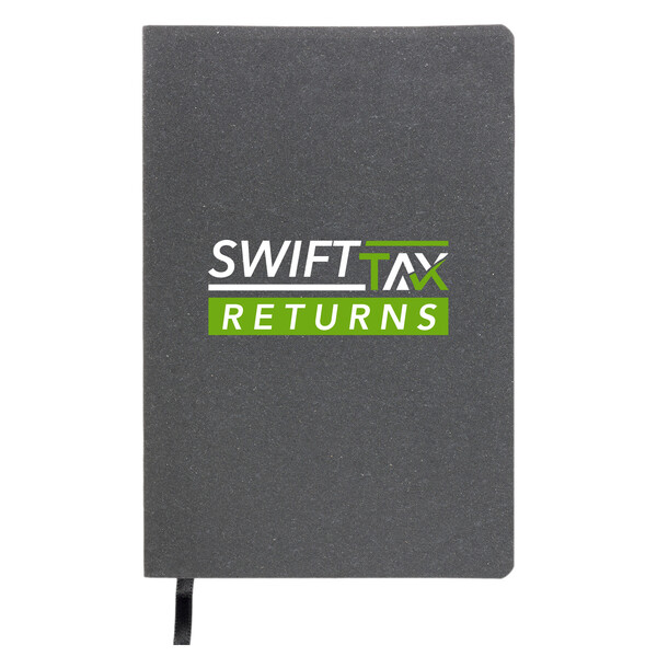 Astro Soft Cover Recycled Leather Notebook - Image 7