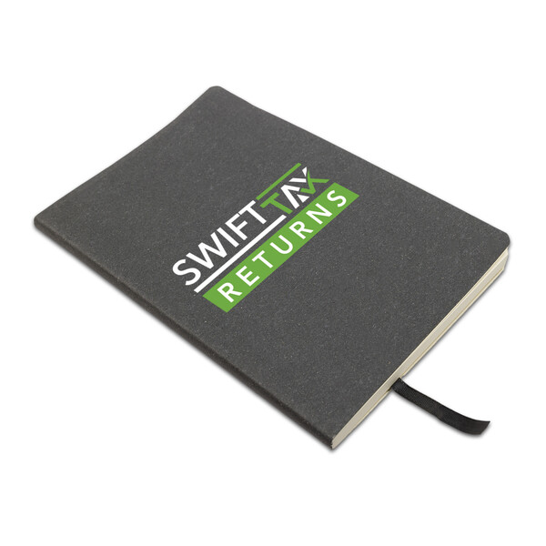Astro Soft Cover Recycled Leather Notebook - Image 8