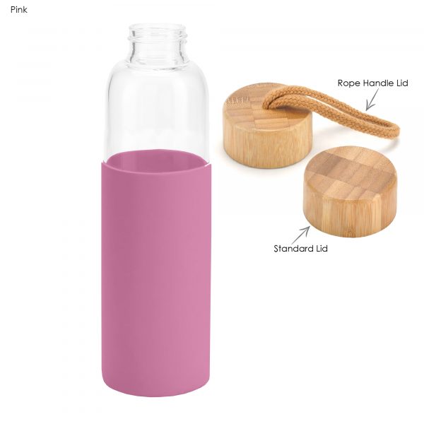 Honya Glass Drink Bottle with Sleeve - Image 6