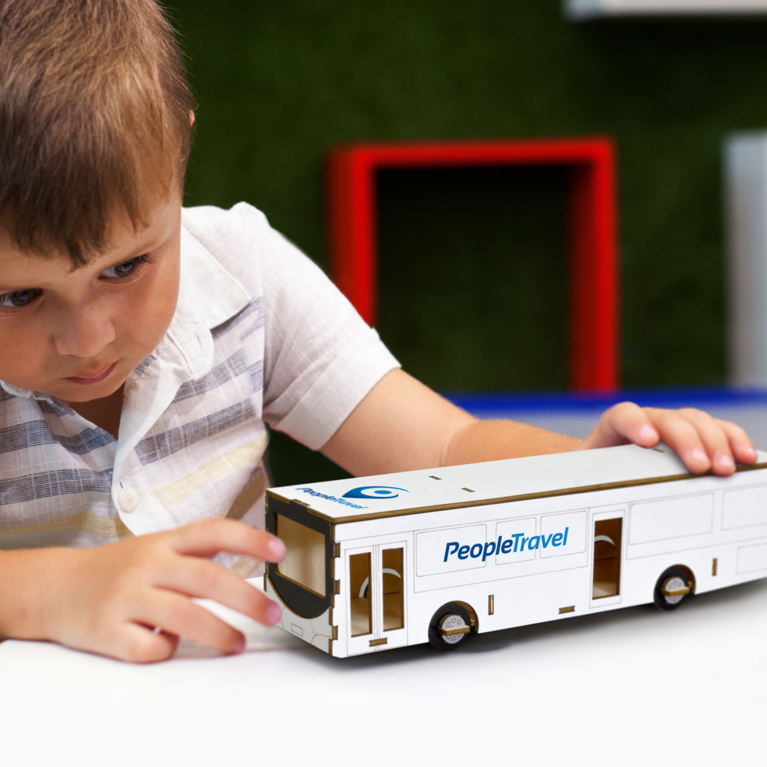 BRANDCRAFT Bus Wooden Model - Image 7