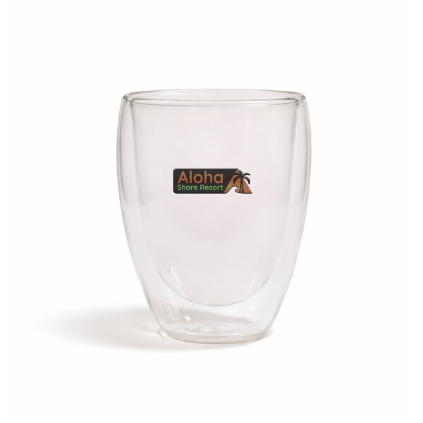 Sierra 350ml Double Wall Glass Cup - Image 13
