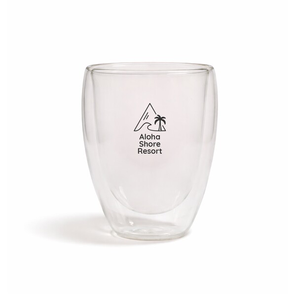 Sierra 350ml Double Wall Glass Cup - Image 9