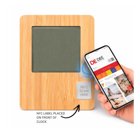 Bamboo Desk Clock - Image 7