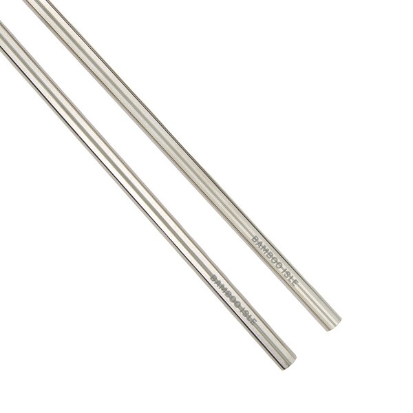 Banquet Stainless Steel Cutlery & Straw Set in Calico Pouch - Image 7