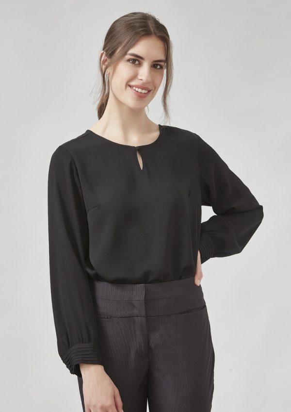 Womens Evelyn Long Sleeve Blouse - Image 12