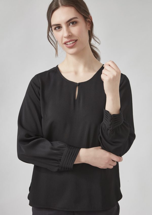Womens Evelyn Long Sleeve Blouse - Image 11
