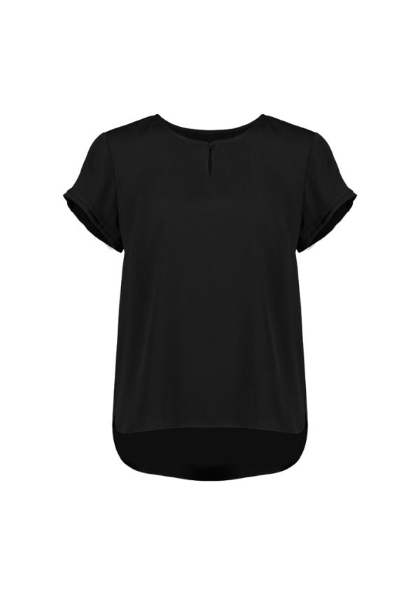 Womens Evelyn Short Sleeve Blouse - Image 14