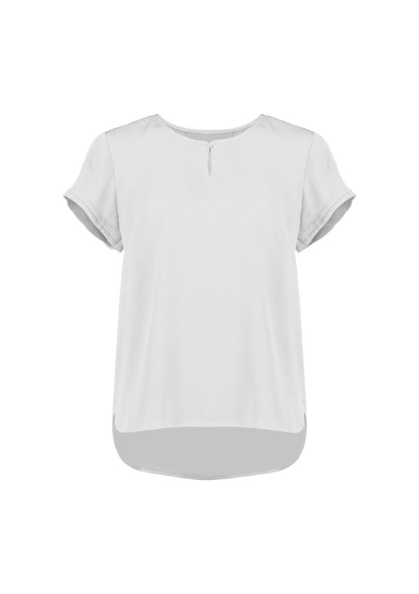 Womens Evelyn Short Sleeve Blouse - Image 12