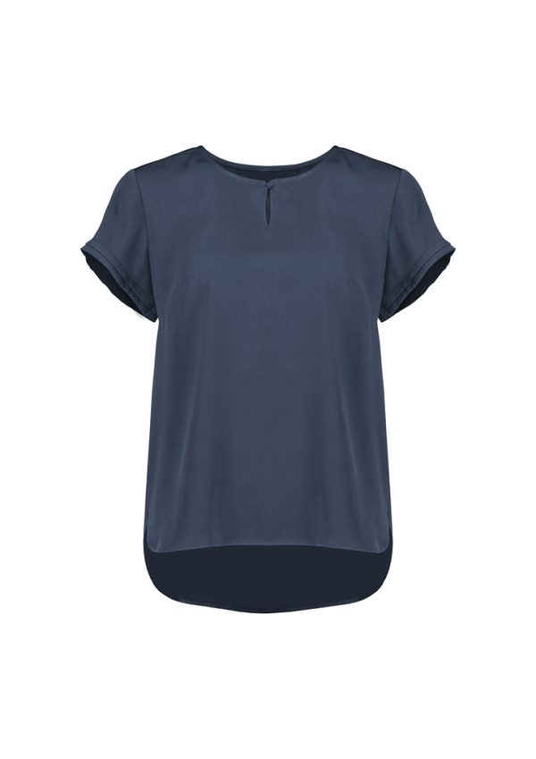 Womens Evelyn Short Sleeve Blouse - Image 11