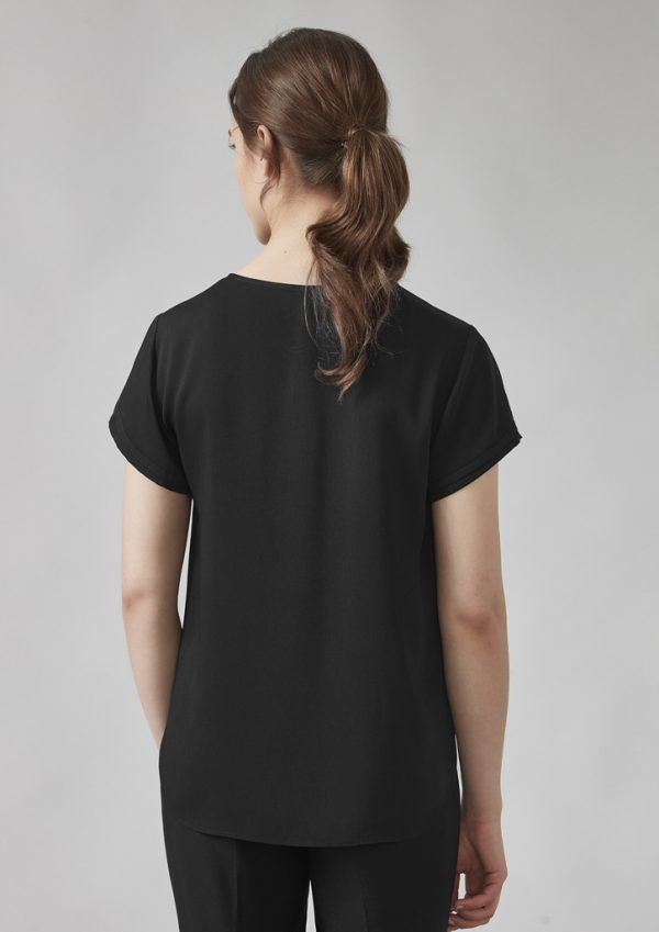 Womens Evelyn Short Sleeve Blouse - Image 9
