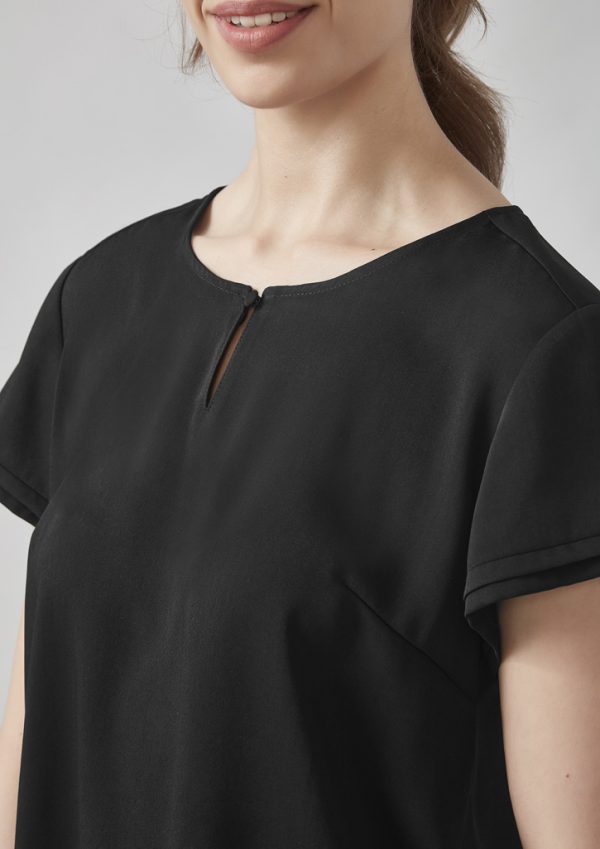 Womens Evelyn Short Sleeve Blouse - Image 8