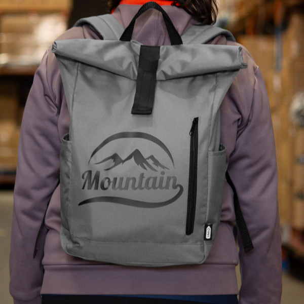Byron 15.6" GRS RPET Roll-Top Backpack - Image 20