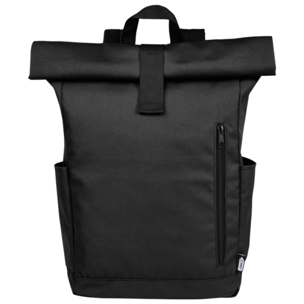 Byron 15.6" GRS RPET Roll-Top Backpack - Image 2