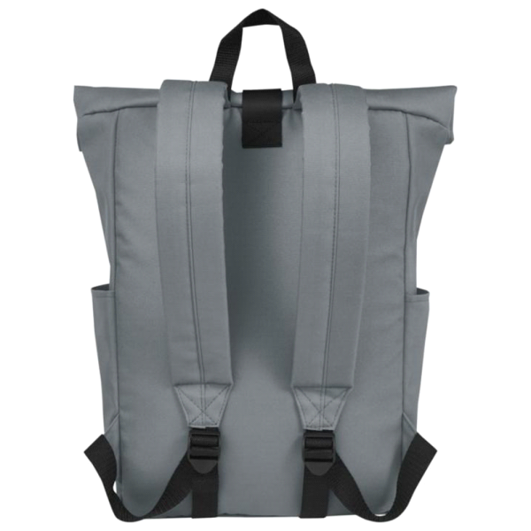 Byron 15.6" GRS RPET Roll-Top Backpack - Image 13