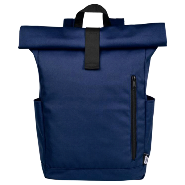 Byron 15.6" GRS RPET Roll-Top Backpack - Image 5