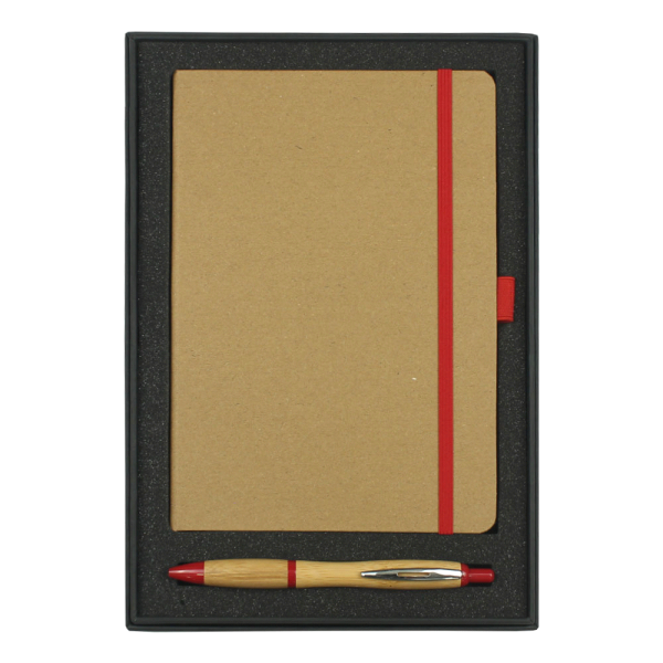 Gift Set with Colour Bound Journal and Nash Bamboo Pen - Image 3