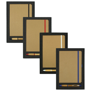 Gift Set with Colour Bound Journal and Nash Bamboo Pen