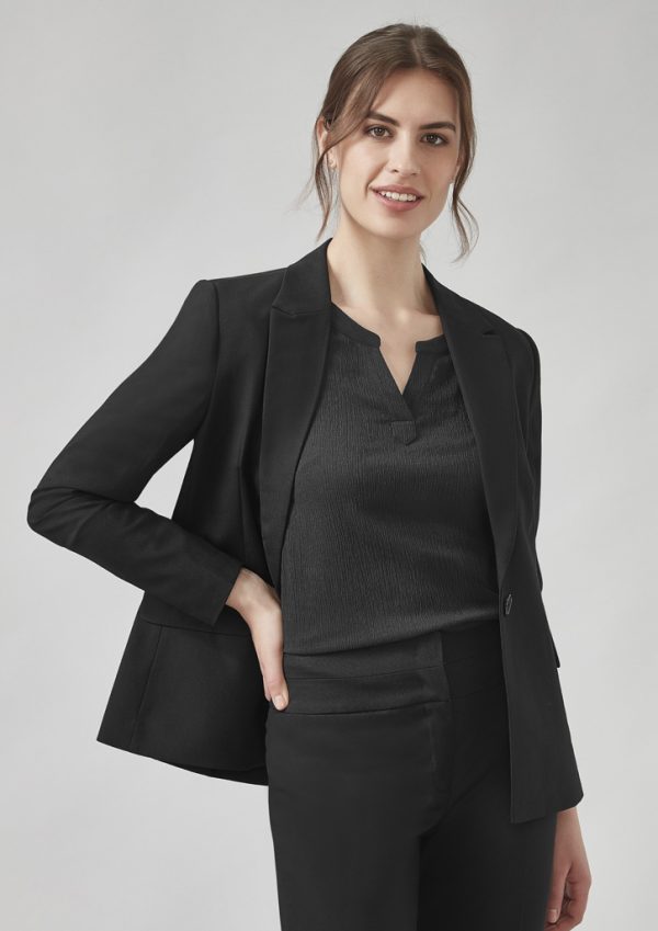 Womens Ruche Long Sleeve Blouse - Image 3