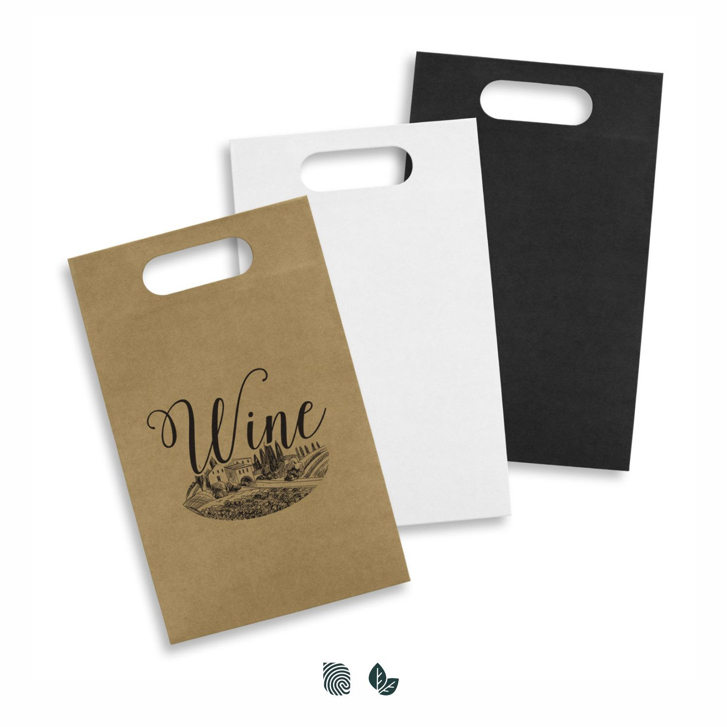 Die Cut Paper Wine Bag - Image 6