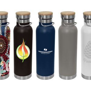 Valley 650ml Vacuum Bamboo Lid Bottle