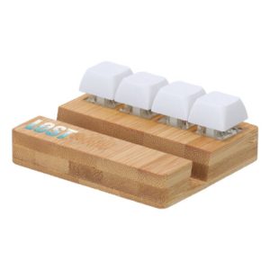 Bamboo Stand Keyboard Stress Reliever