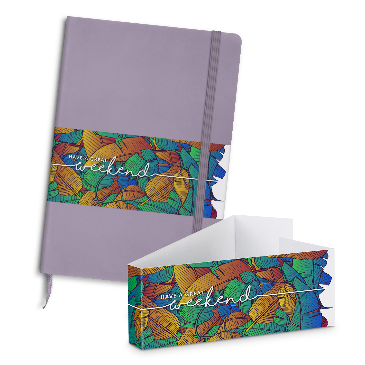Omega Fashion Notebook and Pen Gift Set - Image 3