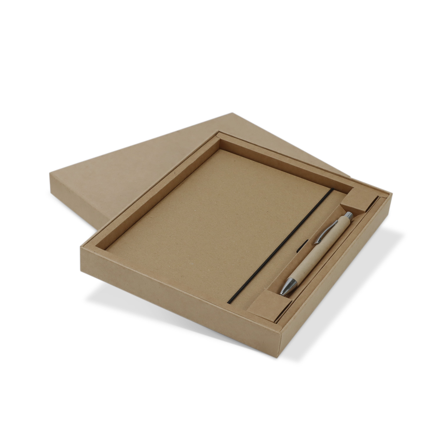 Kraft Notebook and Pen Gift Set - Image 6