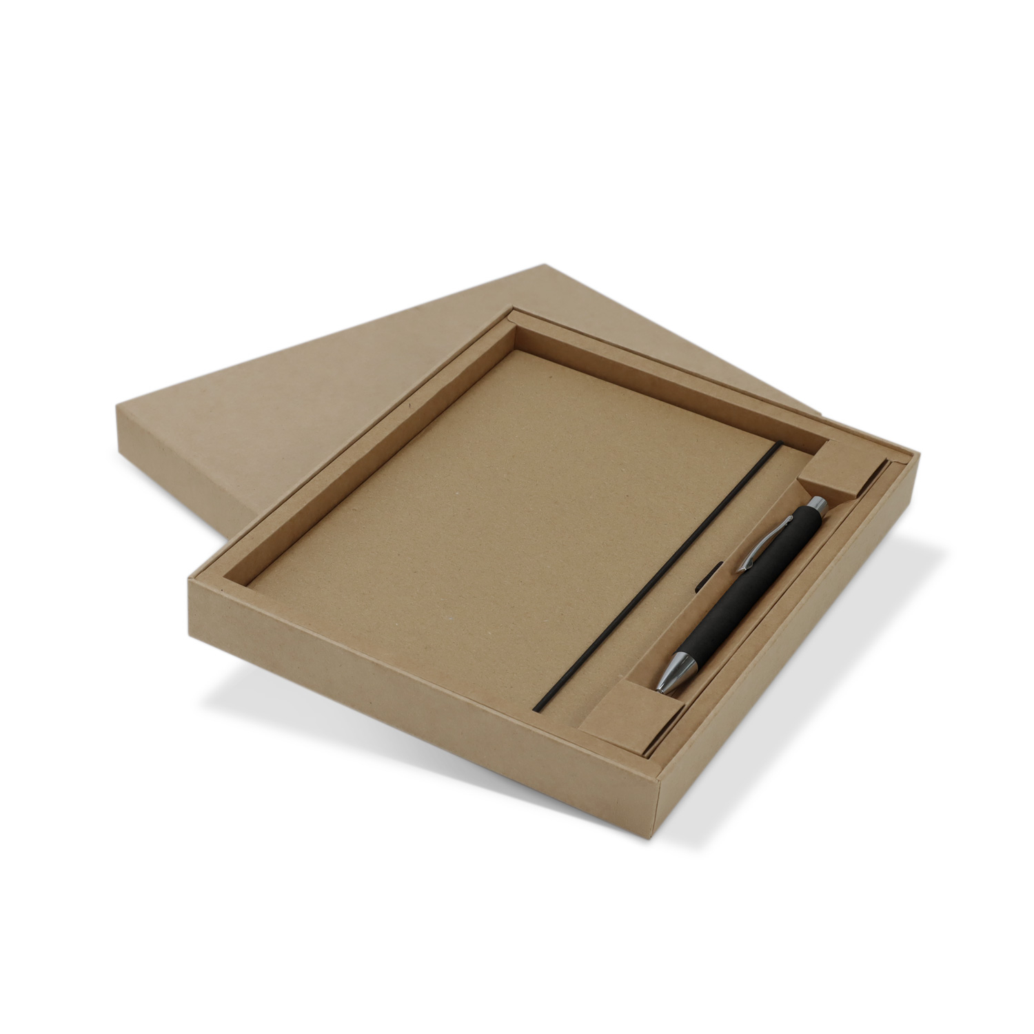 Kraft Notebook and Pen Gift Set - Image 5