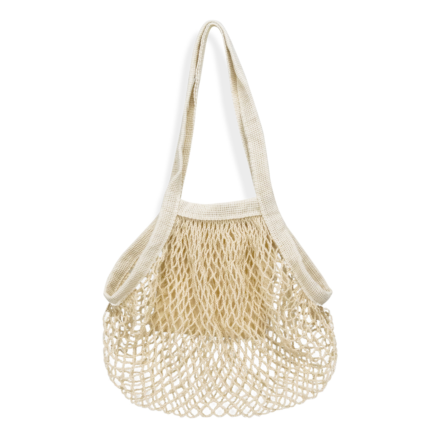 Cotton Mesh Foldaway Tote Bag - Image 5