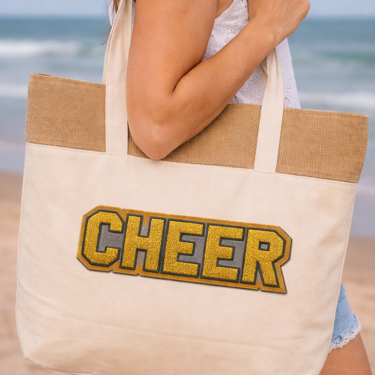 The Brooke Jute and Cotton Cooler Bag - Image 8