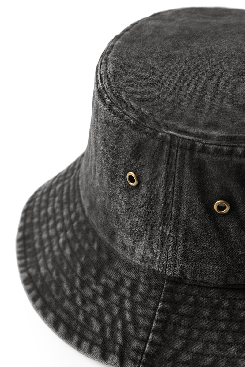 280GSM 100% Cotton Drill Washed Bucket Hat - Image 9