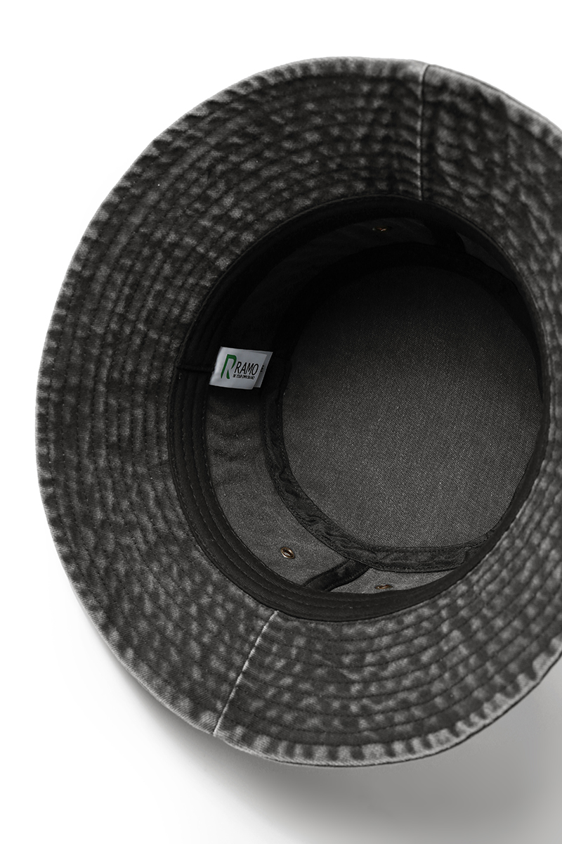 280GSM 100% Cotton Drill Washed Bucket Hat - Image 7